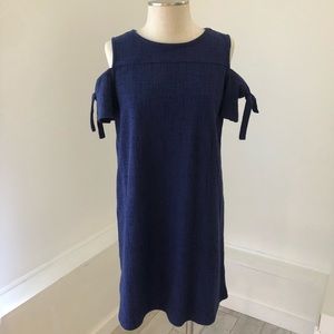 Business Casual Shoulder Cut-Out Dress